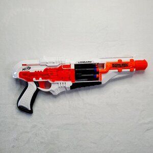 NERF Doomlands Longarm Gun Dart Blaster Includes 5 Darts